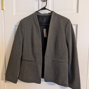 J. Crew NWT Womens Charcoal Gray Blazer Going Out Jacket Size 14 GORGEOUS